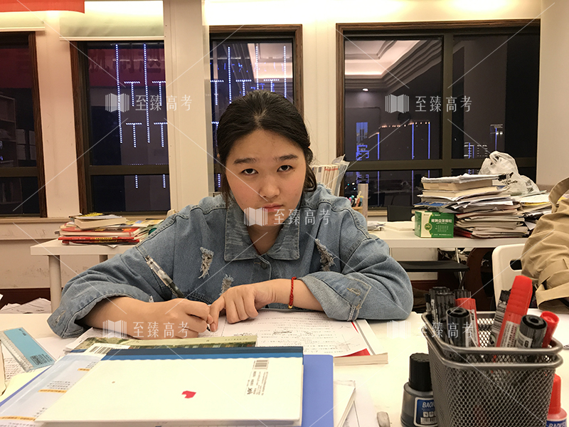 十堰艺考生正在学习文化