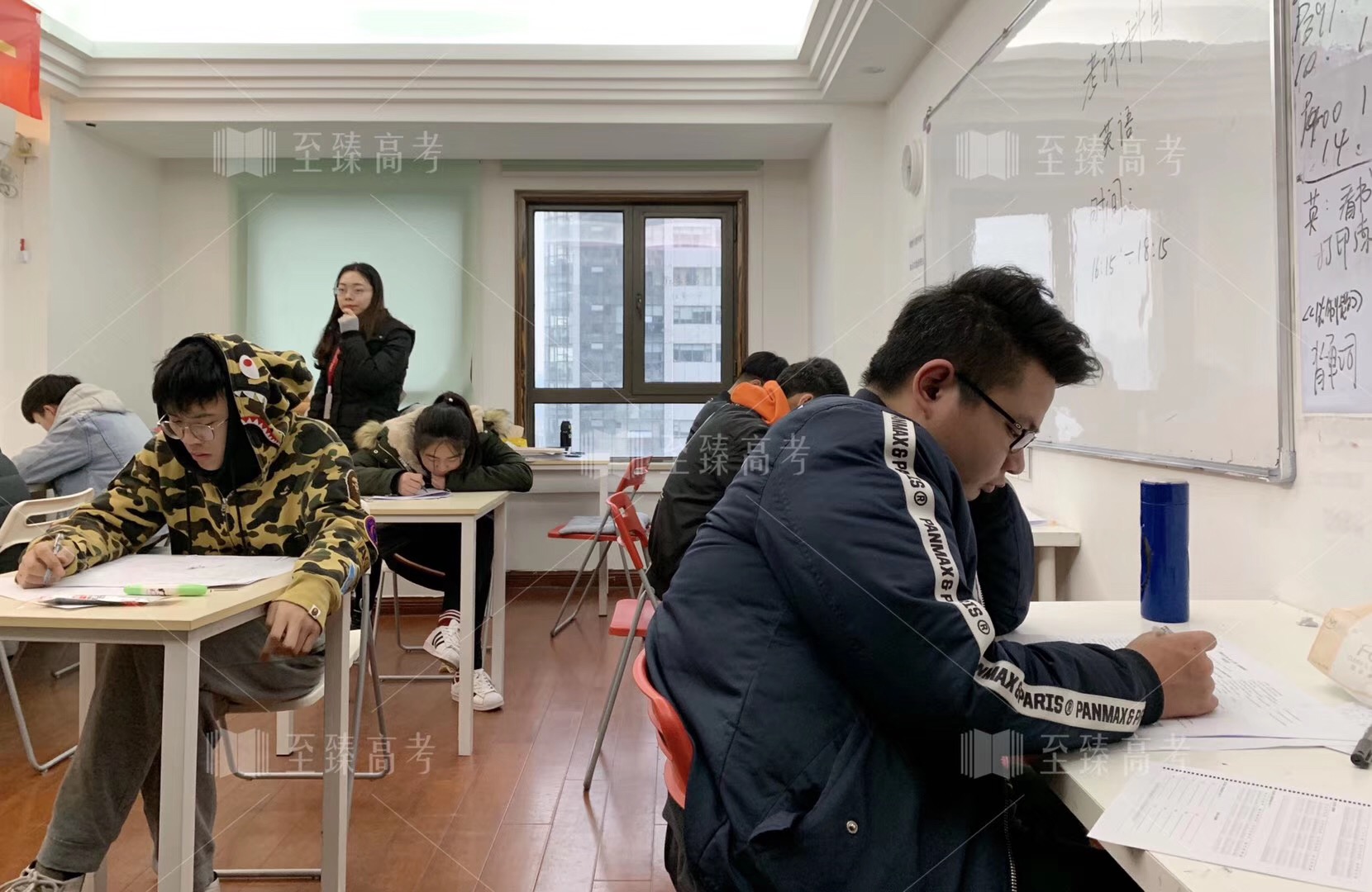 至臻高考“半月考”测评现场