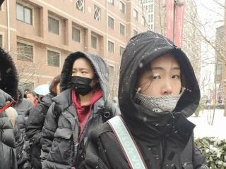 服装表演类同学校考的样子