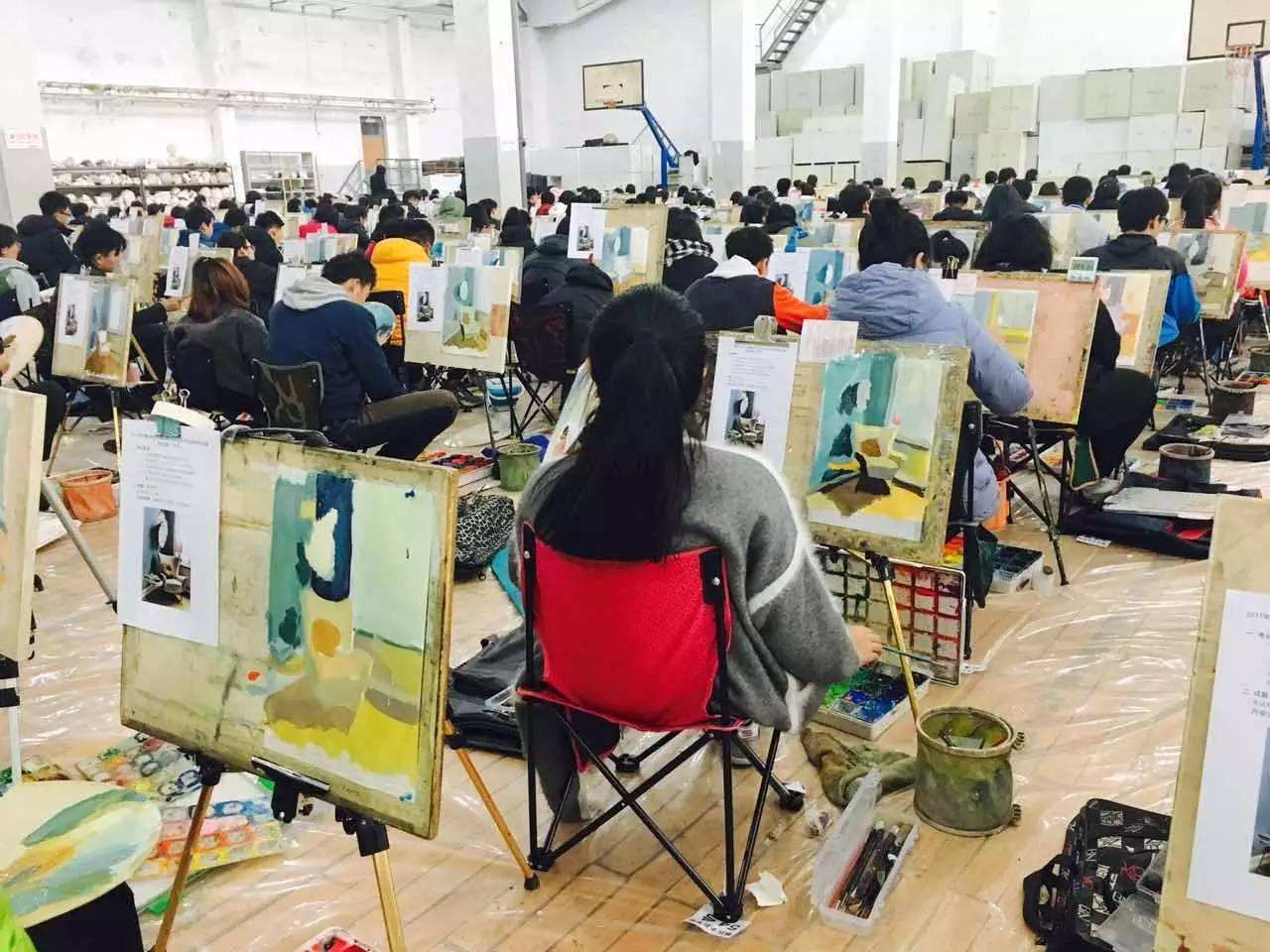 美术统考在即 艺术生冲刺迎考