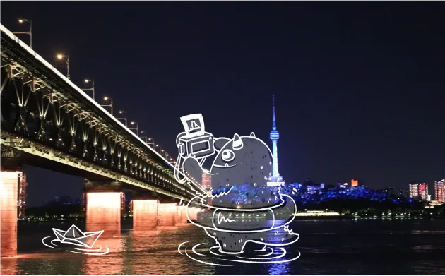 窗外江景放松心情