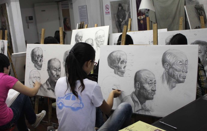 在武汉画室美术集训时