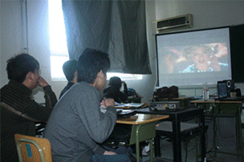 编导专业正在上课