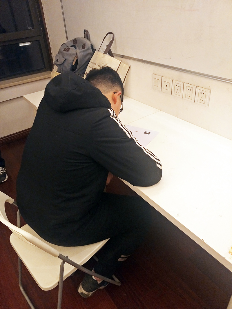 太原艺考生在至臻做入学英语测评