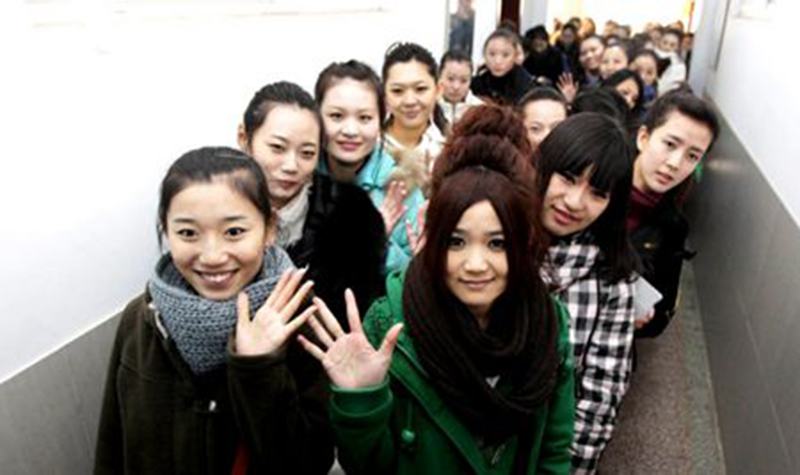 传媒艺术生排队校考