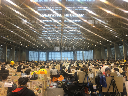 湖北美术万人联考考场