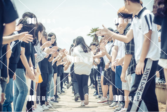 至臻高考学员艺术合影